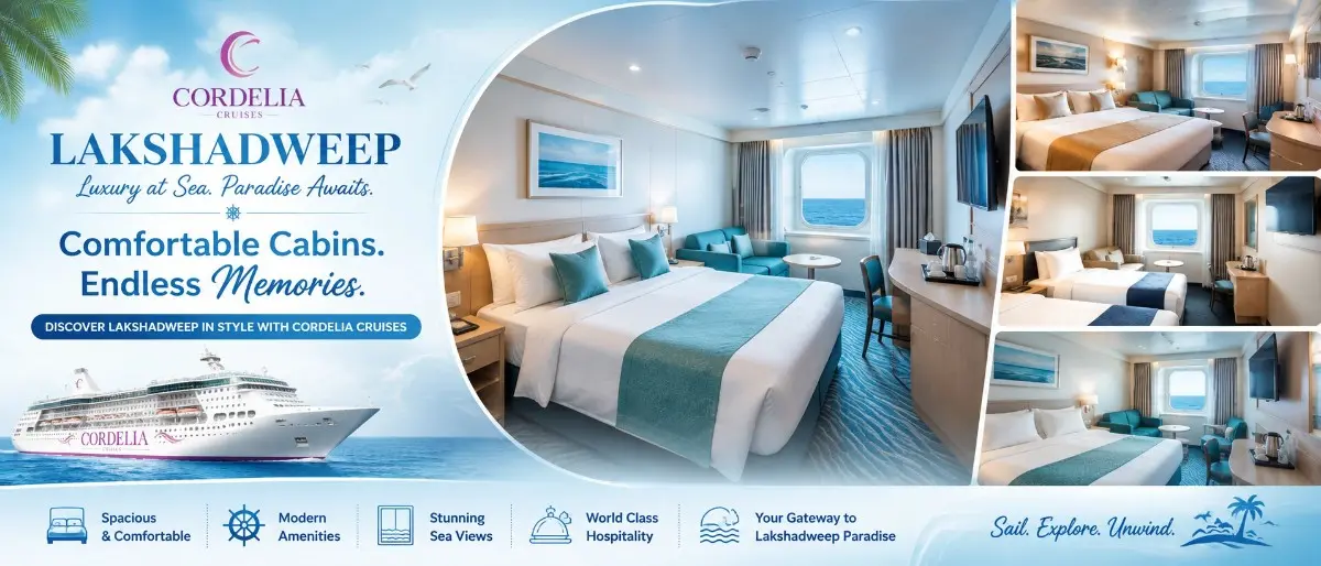 Cordelia Cruise from Kochi to Lakshadweep with Lakshadweep holidays